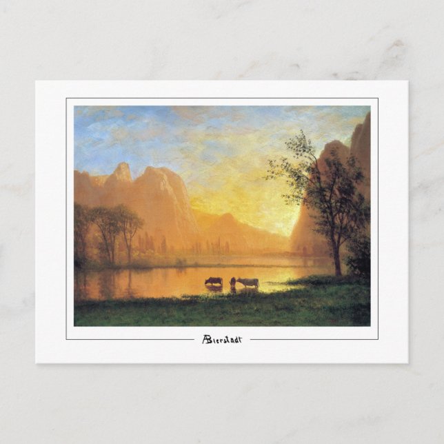 Albert Bierstadt #229 - Fine Art Postcard Postkarte (Vorderseite)