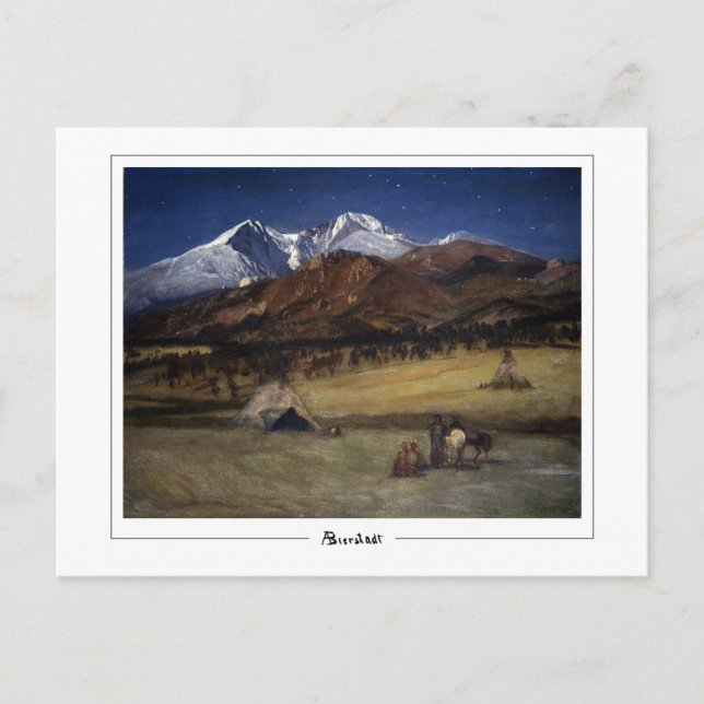 Albert Bierstadt #287 - Fine Art Postcard Postkarte (Vorderseite)