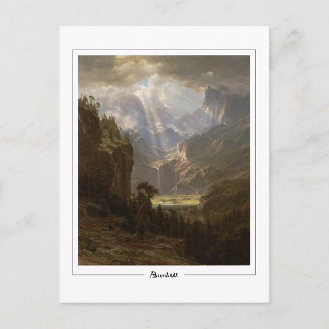 Albert Bierstadt #52 - Carte postale Art (Devant)