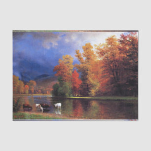 Albert Bierstadt - Auf dem Saco Seidenpapier