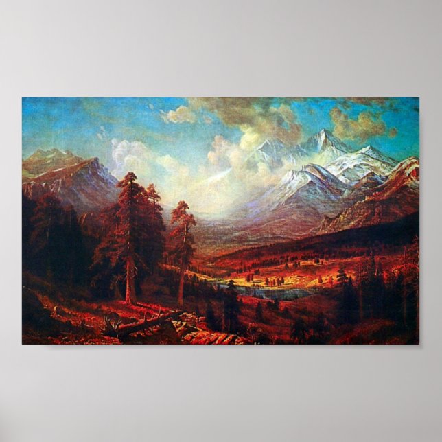 Albert Bierstadt-Estes Park Poster (Vorne)