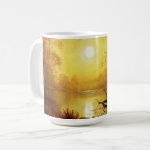 Albert-Bierstadt-Gemälde, Sonnenaufgang, Kaffeetasse