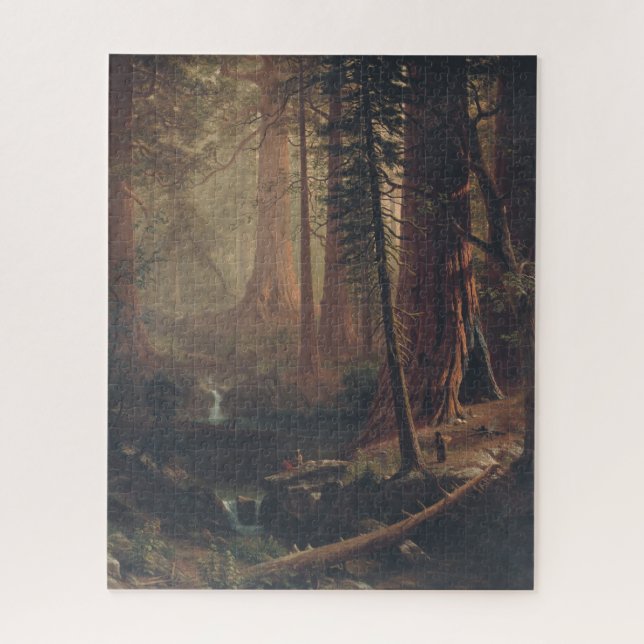 Albert Bierstadt Giant Redwood Trees of California (Vertikal)