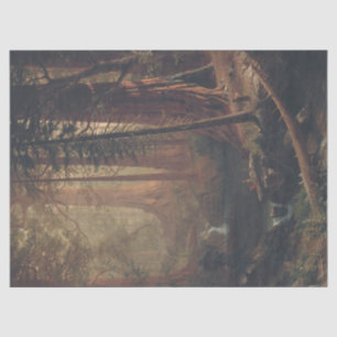 Albert Bierstadt Giant Redwood Trees of California Seidenpapier
