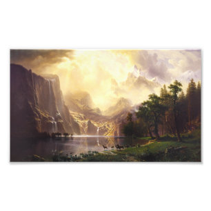 Albert Bierstadt im GebirgsFoto-Druck Fotodruck