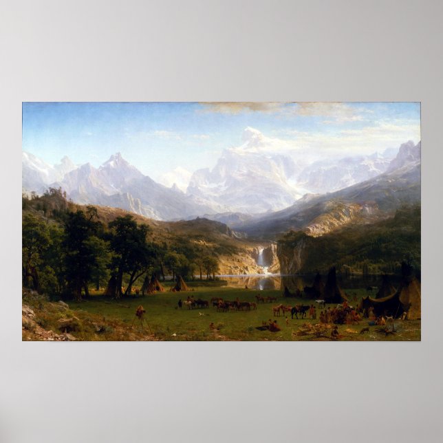 Albert Bierstadt Landers Peak Poster (Vorne)