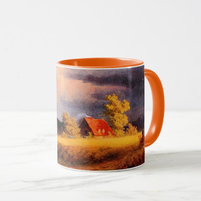 Albert Bierstadt Malerei, Bayerische Landschaft Tasse (VorderseiteRechts)