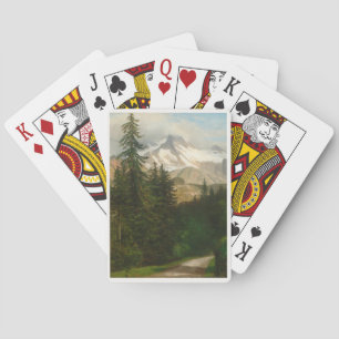 Albert Bierstadt Malerschnee im Hochland Spielkarten