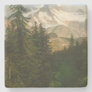 Albert Bierstadt Malerschnee im Hochland Steinuntersetzer
