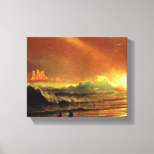 Albert Bierstadt painting, The Golden Gate, Leinwanddruck