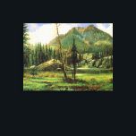 Albert Bierstadt - Sierra Nevada Mountains, Leinwanddruck<br><div class="desc">Sierra Nevada Mountains,  beautiful painting by Albert Bierstadt.</div>