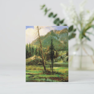 Albert Bierstadt - Sierra Nevada Mountains, Postkarte