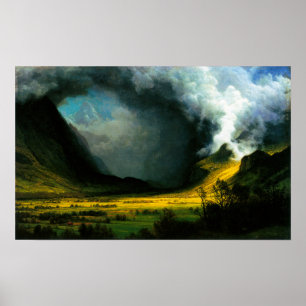 Albert Bierstadt Storm im Gebirgsposter Poster