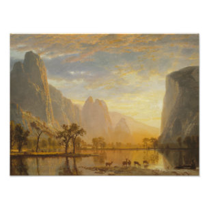 Albert Bierstadt - Tal des Yosemite Fotodruck
