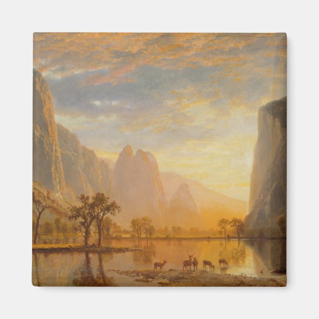 Albert Bierstadt Tal des Yosemite Magnet (Vorne)