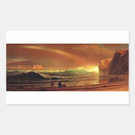 Albert Bierstadt, The Golden Gate, Rechteckiger Aufkleber