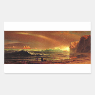 Albert Bierstadt, The Golden Gate, Rechteckiger Aufkleber