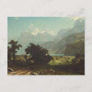 Albert Bierstadt - Vierwaldstättersee Postkarte