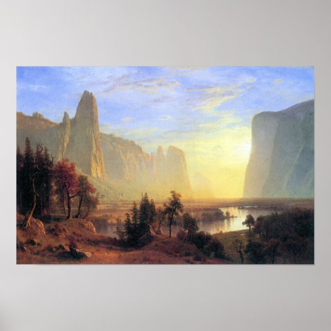 Albert Bierstadt-Yosemite Valley Poster (Vorne)