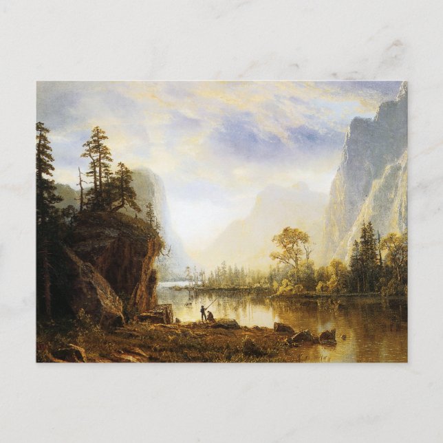Albert Bierstadt Yosemite Valley Postkarte (Vorderseite)