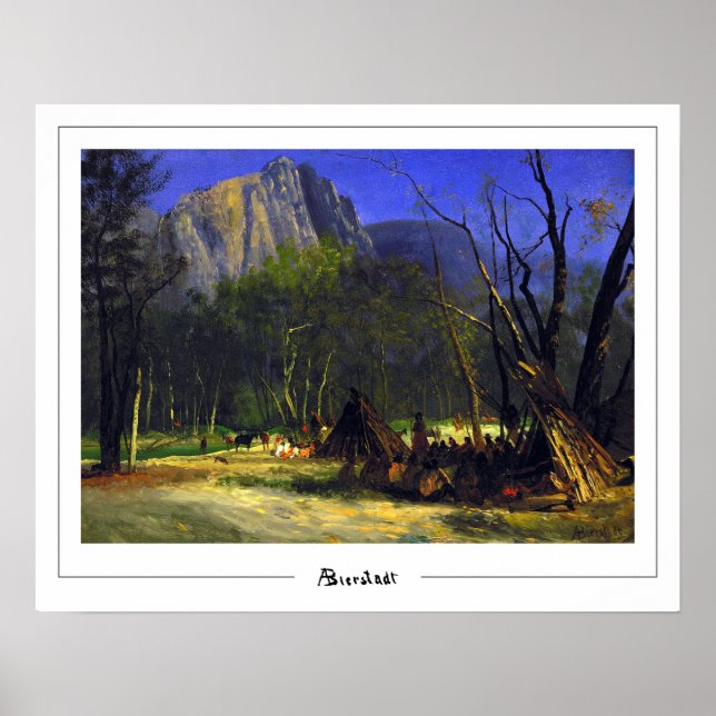 Albert Bierstadt Zedign Art Poster #206 (Vorne)