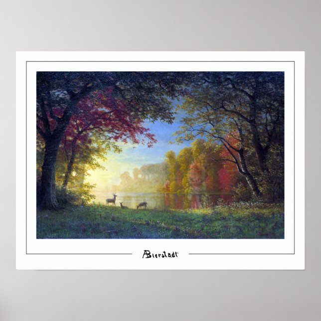 Albert Bierstadt Zedign Poster d'art #11 (Devant)