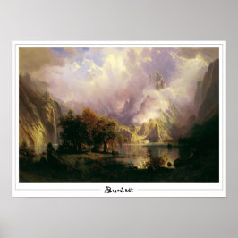 Albert Bierstadt Zedign Poster d'art #136