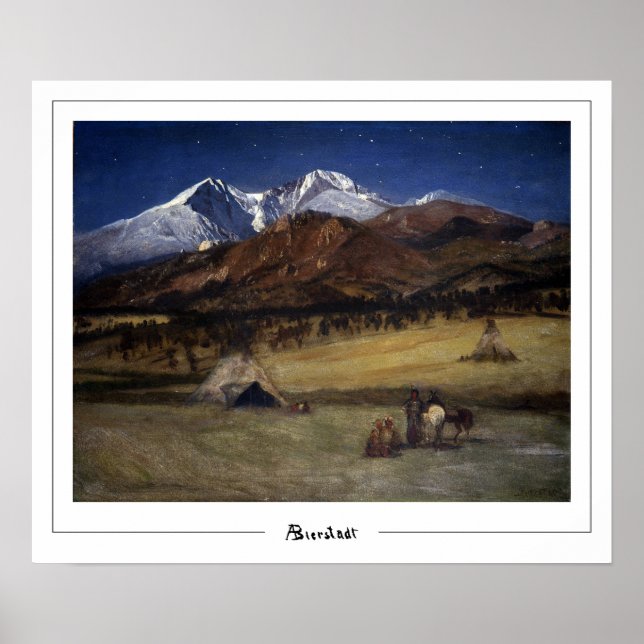 Albert Bierstadt Zedign Poster d'art #287 (Devant)