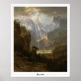 Albert Bierstadt Zedign Poster d'art #52