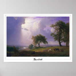 Albert Bierstadt Zedign Poster d'art #99
