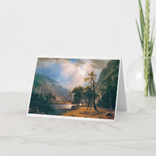 Albert Bierstadt's Half Dome Yosemite Valley, 1870 Karte