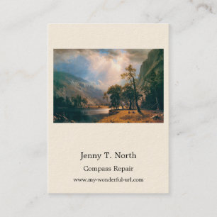 Albert Bierstadt's Half Dome Yosemite Valley, 1870 Visitenkarte