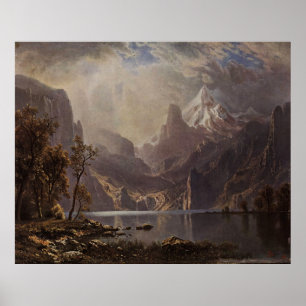 Albert Bierstadt's Lake Tahoe, 1868 Poster