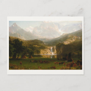 Albert Bierstadts Rocky Mountains, Lander's Peak Postkarte