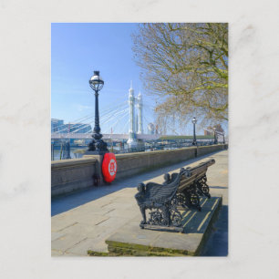 Albert Bridge, carte postale de Londres