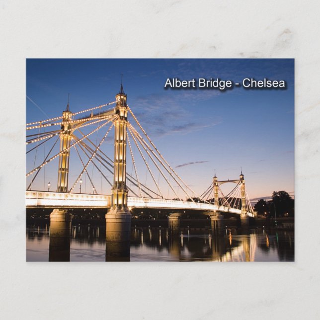 Albert Bridge Postcard Postkarte (Vorderseite)