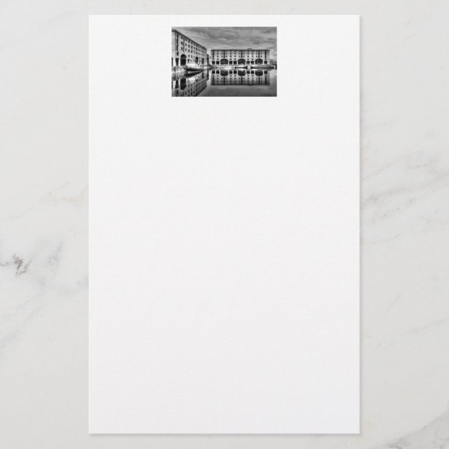 Albert Dock Liverpool Reflections Briefpapier (Vorderseite)