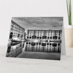 Albert Dock Liverpool Reflections Karte