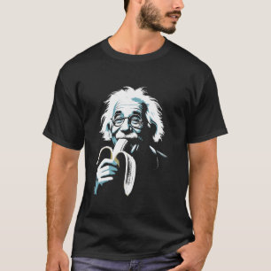Albert Eating Banana - Funny Graphic Classic Art T-Shirt