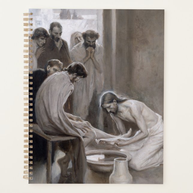 Albert Edelfeel - Jésus Laver les pieds des discip (Devant)