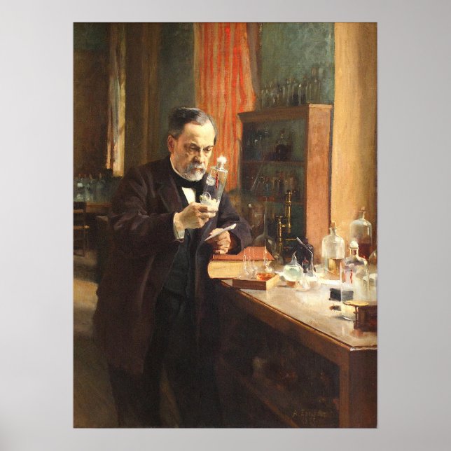 Albert Edelfeldt — Louis Pasteur (1885) Poster (Vorne)