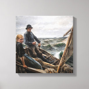 Albert Edelfelt - Auf See Leinwanddruck