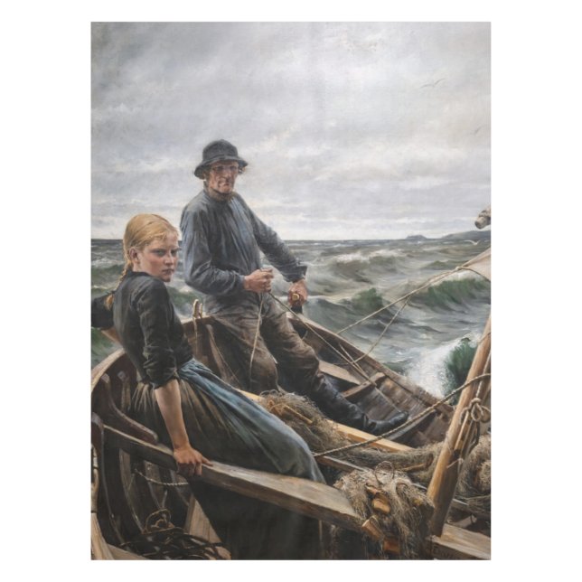 Albert Edelfelt - Auf See Tischdecke (Vorderseite)
