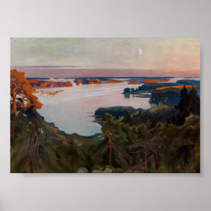 Albert Edelfelt - Blick über Haikko Poster