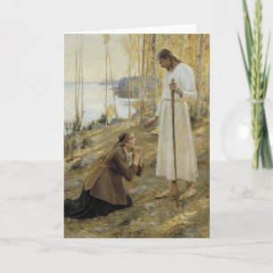 Albert Edelfelt - Christus und Maria Magdalena Karte