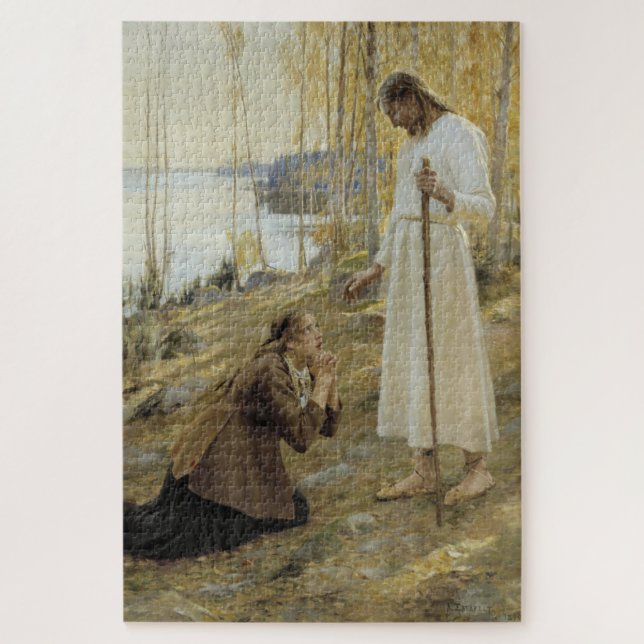 Albert Edelfelt - Christus und Maria Magdalene (Vertikal)