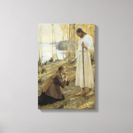 Albert Edelfelt - Christus und Maria Magdalene Leinwanddruck