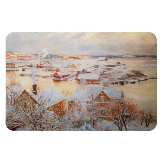 Albert Edelfelt - Dezember Day Magnet (Horizontal)