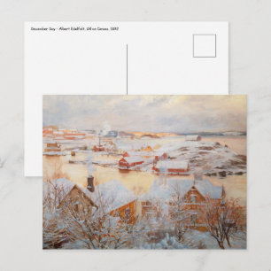 Albert Edelfelt - Dezembertag Postkarte
