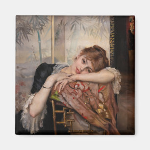 Albert Edelfelt - Die Pariserin / Virginie Magnet